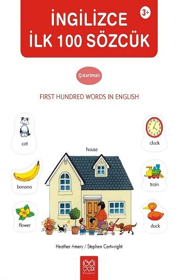 Çıkartmalarla İngilizce İlk 100 Sözcük - 1001 Çiçek Kitaplar Kitap
