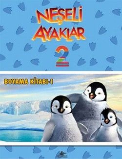Neşeli Ayaklar 2 - Boyama Kitabı 1 Bahar Düzen Türkçe çocuk kitabı kapağı