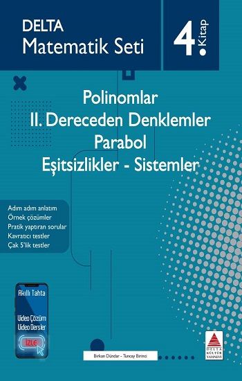 Matematik Seti 4 Polinomlar-II. Dereceden Denklemler-Parabol- Eşitsizlikler-Sistemler - Delta Kültür Yayınevi Kitap