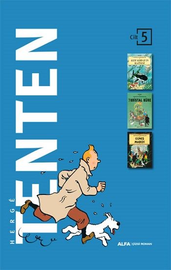 Tenten'in Maceraları Cilt 5 Üç Kitap Birarada (Ciltli-Kutulu) - Alfa Yayınları Kitap