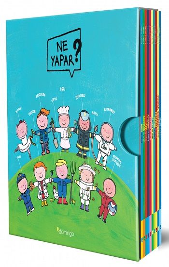 Ne Yapar? Serisi Seti  (Kutulu, 10 Kitap Takım) - Domingo Yayınevi Kitap