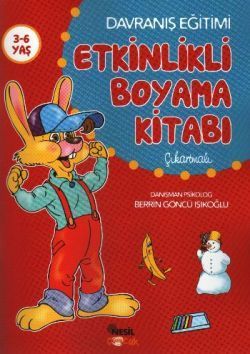 Etkinlikli Boyama Kitabı (Çıkartmalı) Berrin Göncü Işıkoğlu Türkçe çocuk kitabı kapağı