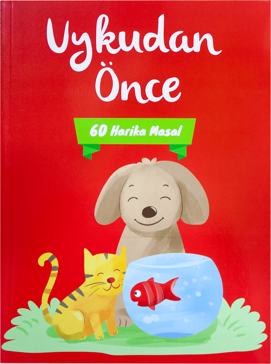 Uykudan Önce 60 Harika Masal - Kırmızı - Net Çocuk Yayınları Kitap