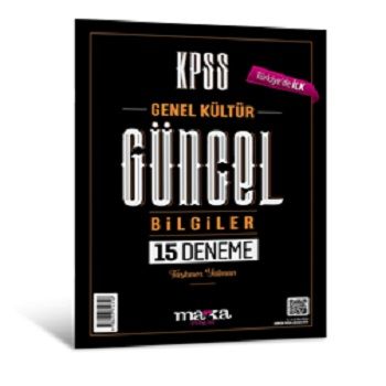 2025 KPSS Güncel Bilgiler 15 Deneme - Marka Yayınları Kitap