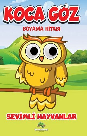Koca Göz Boyama –Sevimli Hayvanlar - Bookalemun Yayınevi Kitap