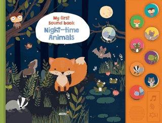 My First Sound Book: Night-Time Animals - Auzou Publishing Kitap