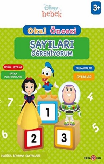 Disney Eğitsel Okul Öncesi Sayıları Öğreniyorum - Beta Kids Kitap