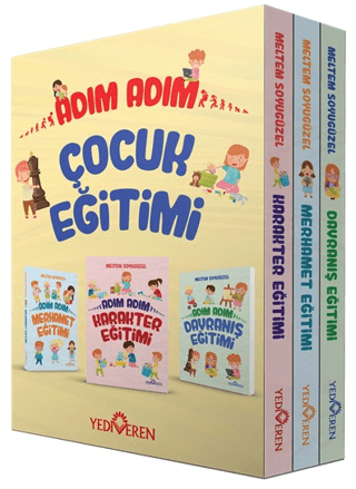 Adım Adım Çocuk Eğitimi Kutulu Set - Yediveren Yayınları Kitap