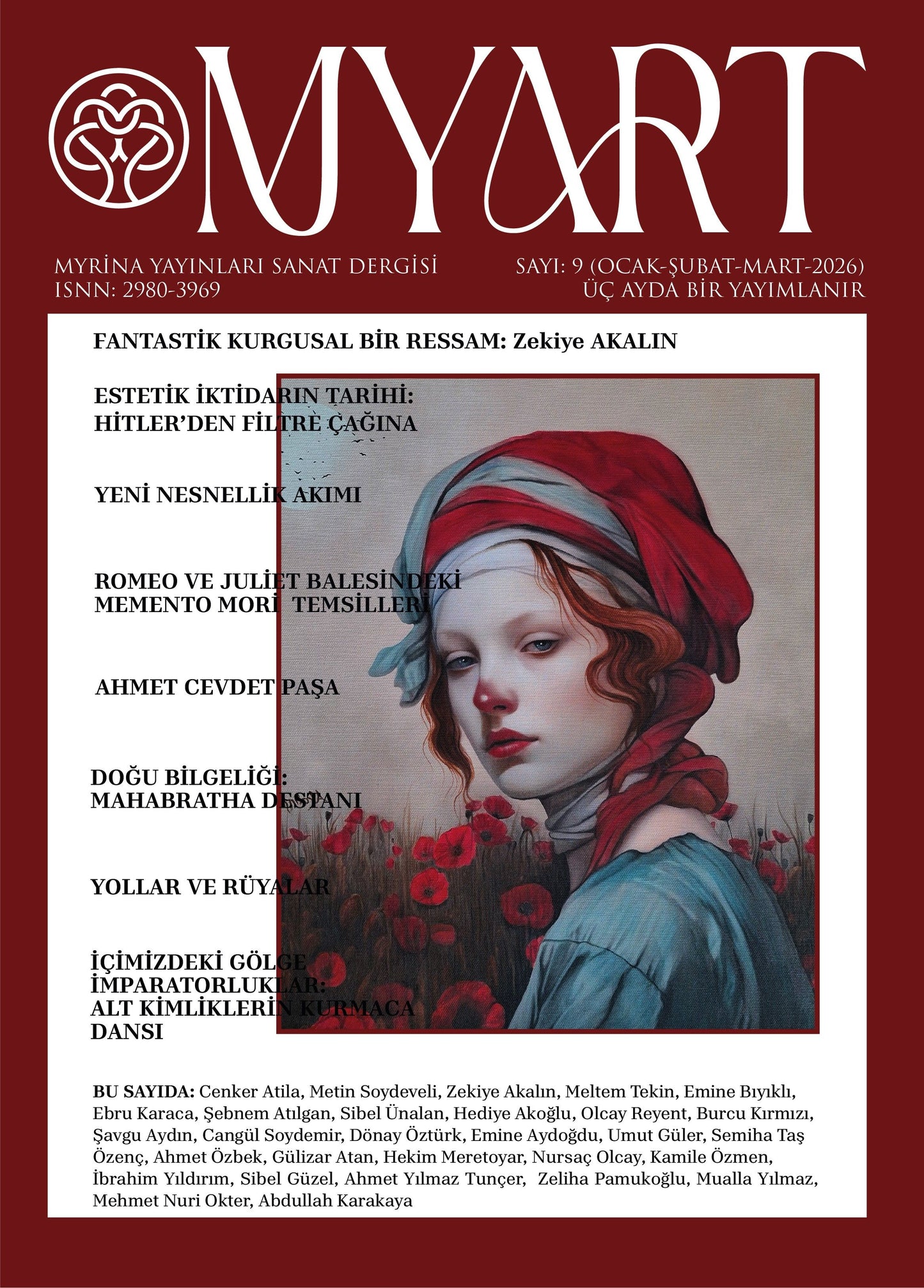 Myart-9 (Ocak-Şubat-Mart-2026) - Myrina Yayınları Kitap