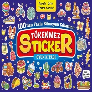 Tükenmez Sticker Oyun Kitabı - Bıcırık Yayınları Kitap