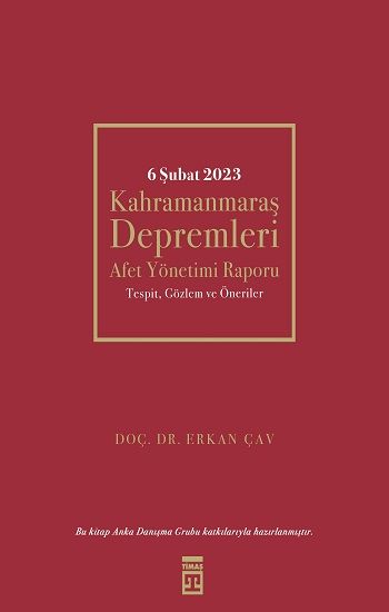 6 Şubat Kahramanmaraş Depremleri - Timaş Yayınları Kitap