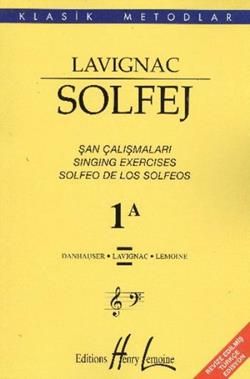 Lavignac Solfej 1A Şan Çalışmaları - Porte Müzik Eğitim Merkezi Kitap