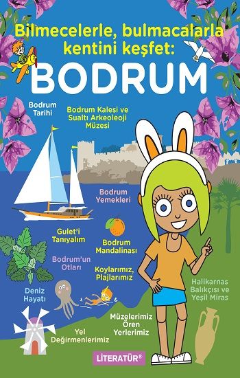 Bilmecelerle, Bulmacalarla Kentini Keşfet: Bodrum - Literatür Yayınevi Kitap