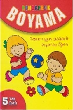 Rengarenk Boyama - 5 Yaş Üstü - Parıltı Yayınları Kitap