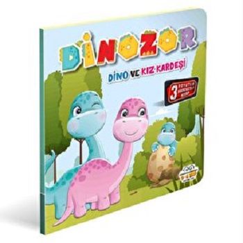 Dinozor Dino ve Kız Kardeşi - 0-6 Yaş Yayınları Kitap
