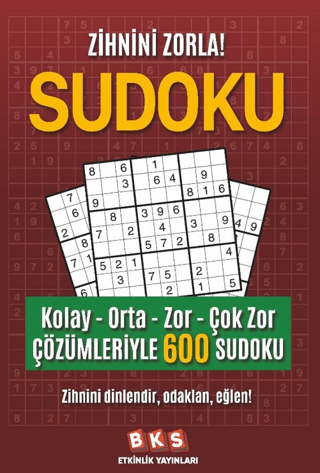 Sudoku - BKS Etkinlik Yayınları Kitap