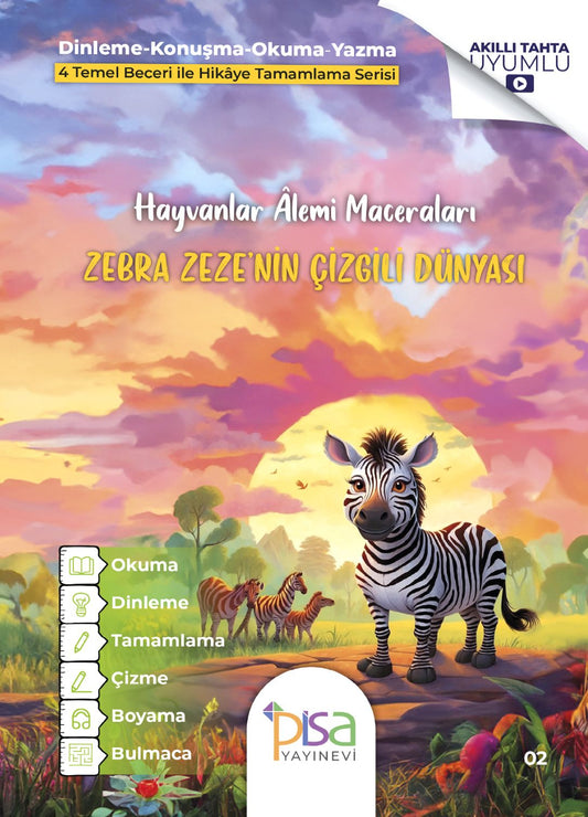 Zebra Zeze’nin Çizgili Dünyası - Pisa Yayınevi Kitap