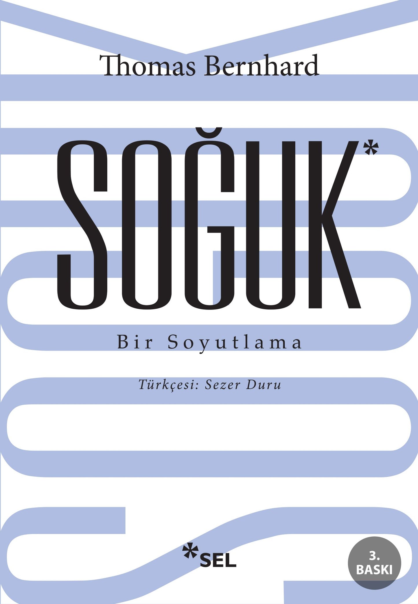 Soğuk Thomas Bernhard Türkçe kitap kapağı