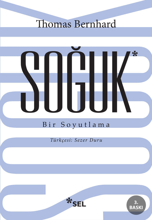 Soğuk Thomas Bernhard Türkçe kitap kapağı