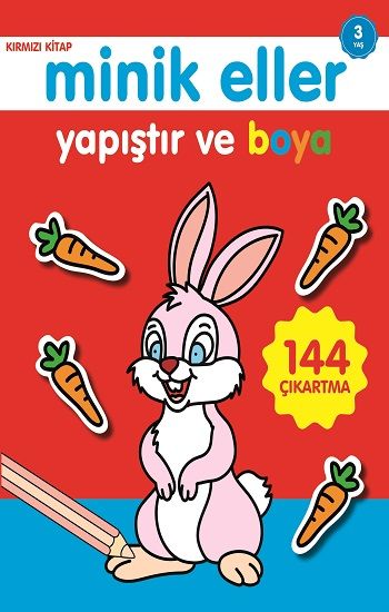 Minik Eller - Kırmızı Kitap - 0-6 Yaş Yayınları Kitap