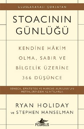 Stoacının Günlüğü - Pegasus Yayınları Kitap