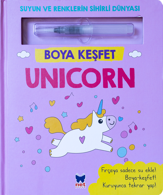 Boya Keşfet-Unıcorn - Net Çocuk Yayınları Kitap