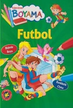 Eğlendiren Boyama - Futbol - Parıltı Yayınları Kitap