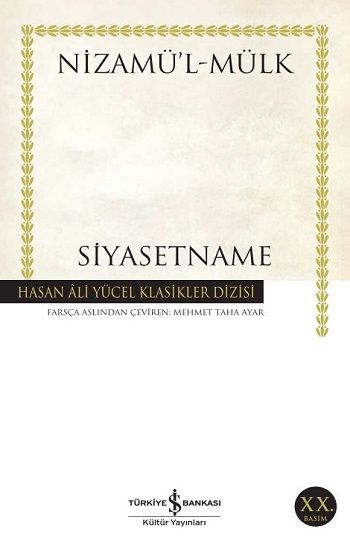 Siyasetname - İş Bankası Kültür Yayınları Kitap