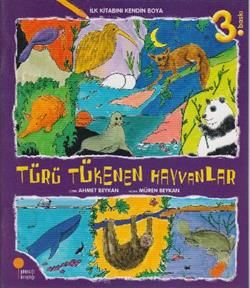 İlk Kitabını Kendin Boya - Türü Tükenen Hayvanlar - Günışığı Kitaplığı Kitap