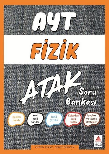 AYT  Fizik Atak Soru Bankası - Delta Kültür Yayınevi Kitap
