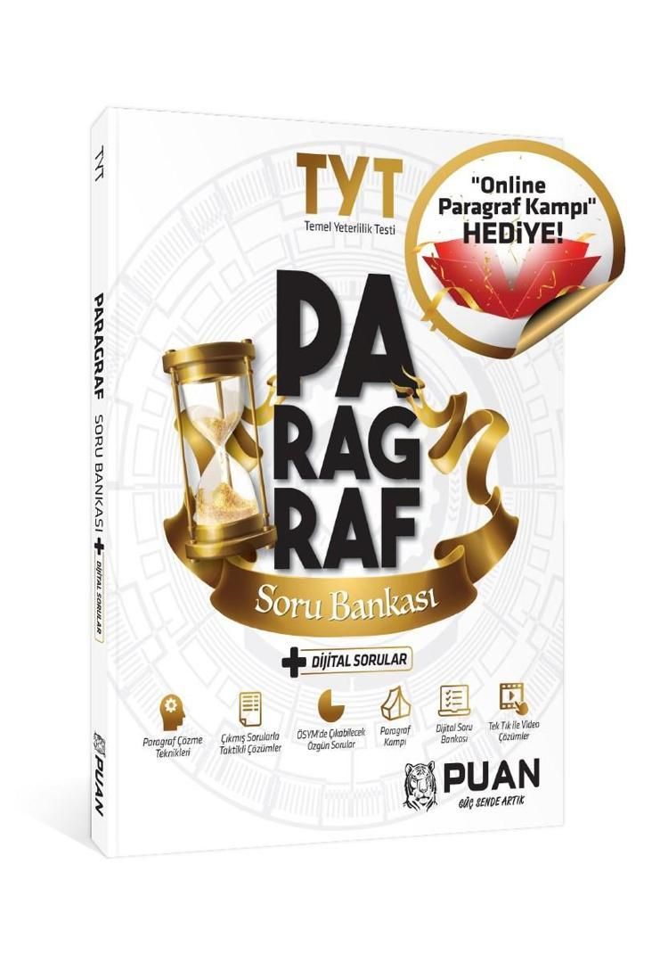 TYT Paragraf Soru Bankası (Paragraf Kamp Hediyeli) - Puan Yayınları Kitap