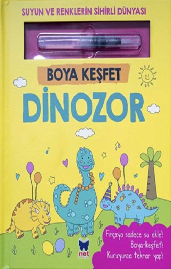 Boya Keşfet-Dinozor - Net Çocuk Yayınları Kitap