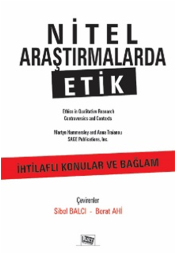 Nitel Araştırmalarda Etik - Anı Yayıncılık Kitap