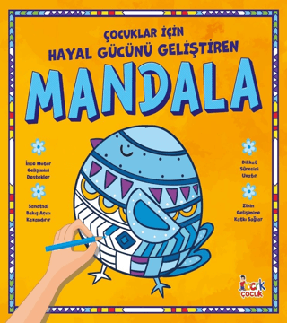 Çocuklar İçin Hayal Gücünü Geliştiren Mandala - Bıcırık Yayınları Kitap