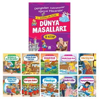 Dünya Masalları (10 Kitap) - Ema Kitap Kitap