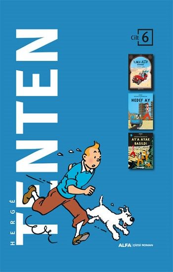 Tenten'in Maceraları Cilt 6 Üç Kitap Birarada (Ciltli-Kutulu) - Alfa Yayınları Kitap