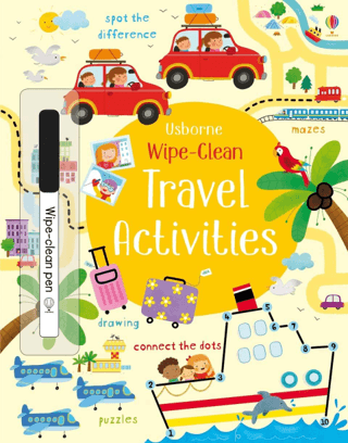 Wipe-Clean Travel Activities - Usborne Publishing Kitap