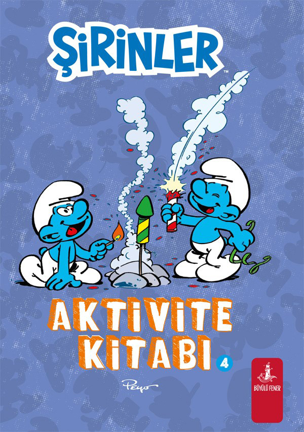 Şirinler - Aktivite Kitabı 4 - Büyülü Fener Yayınları Kitap