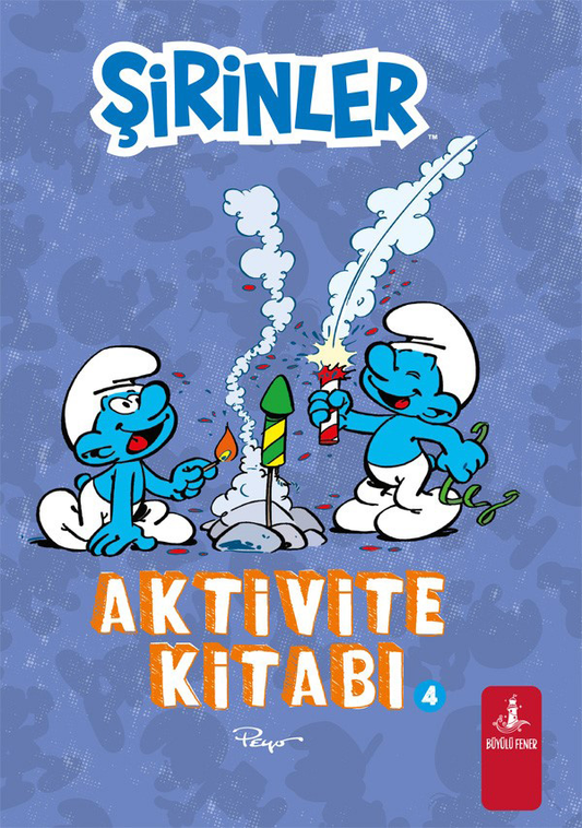 Şirinler - Aktivite Kitabı 4 - Büyülü Fener Yayınları Kitap