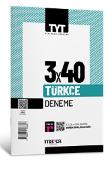 2025 TYT Türkçe 3 Deneme Tamamı Video Çözümlü - Marka Yayınları Kitap