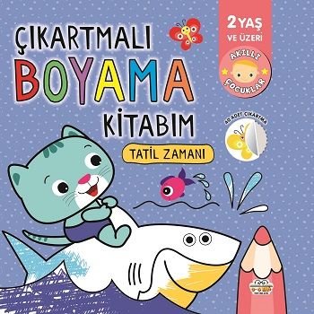 Çıkartmalı Boyama Kitabım - Tatil Zamanı - Parıltı Yayınları Kitap