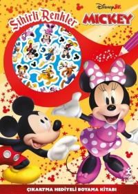 Disney Jr. Mickey - Sihirli Renkler Çıkartma Hediyeli Boyama Kitabı - Doğan Çocuk Kitap