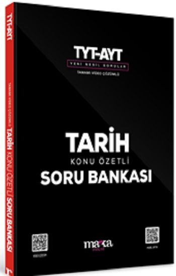 2025 TYT AYT Tarih Konu Özetli Yeni Nesil Soru Bankası Tamamı Video Çözümlü (Ciltli) - Marka Yayınları Kitap