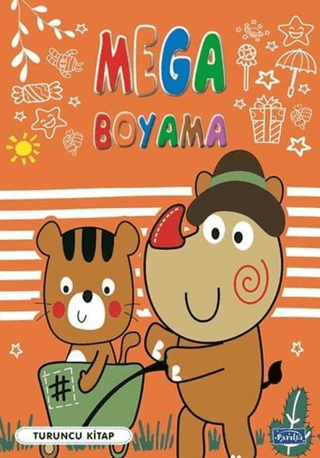 Mega Boyama - Turuncu Kitap - Parıltı Yayınları Kitap