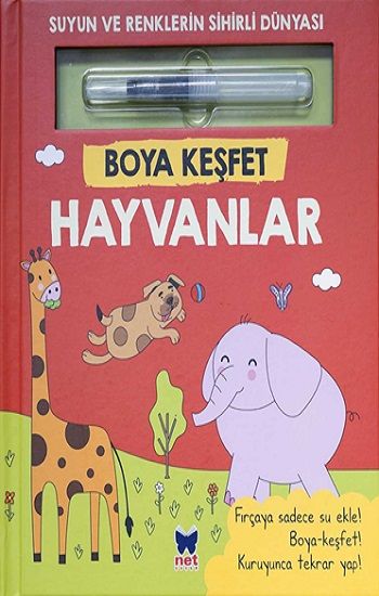 Boya Keşfet-Hayvanlar - Net Çocuk Yayınları Kitap