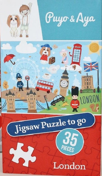 Puyo&Aya Jigsaw Puzzle to go London - Puyoandaya Kitap