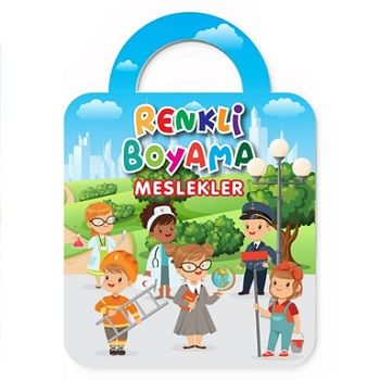Meslekler - Renkli Boyama - Baloonkids Yayınevi Kitap