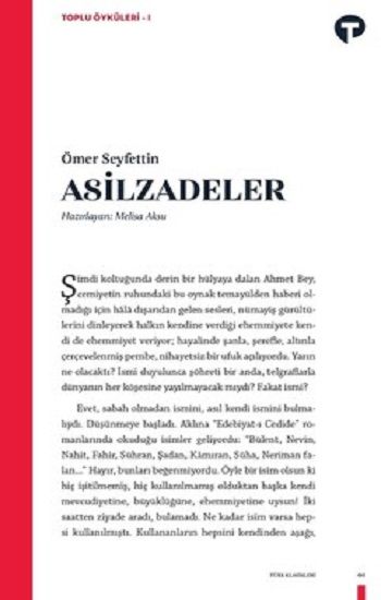 Asilzadeler - Turkuvaz Kitap Kitap