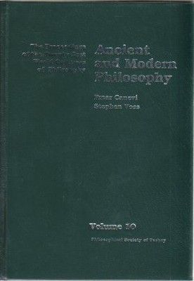 Ancient and Modern Philosophy - Türkiye Felsefe Kurumu Kitap