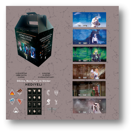 Hepimiz Gökyüzü Olmak İstedik Kutulu Set - Dex Yayınevi Kitap